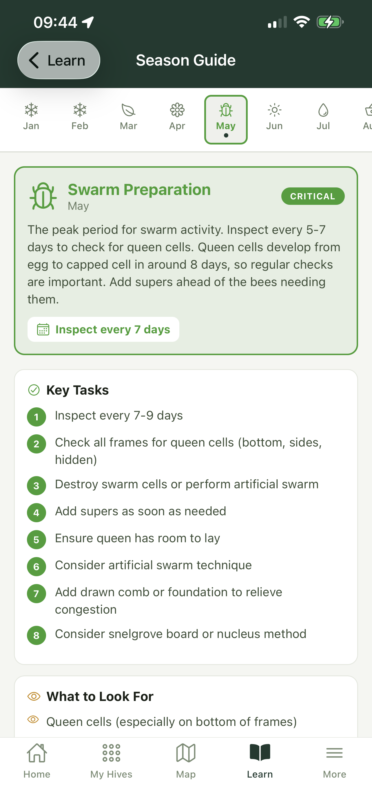 ApiaryWay Season Guide