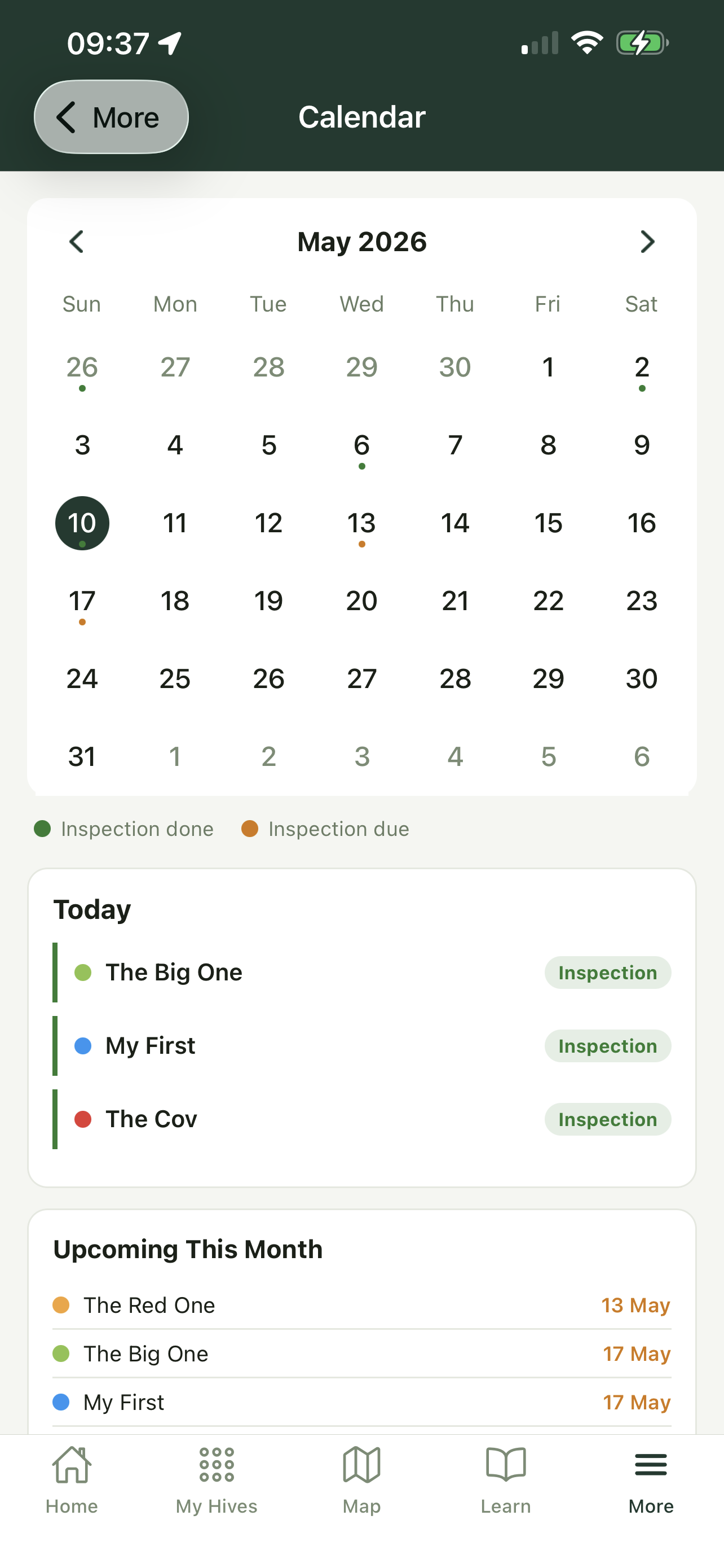 ApiaryWay Calendar
